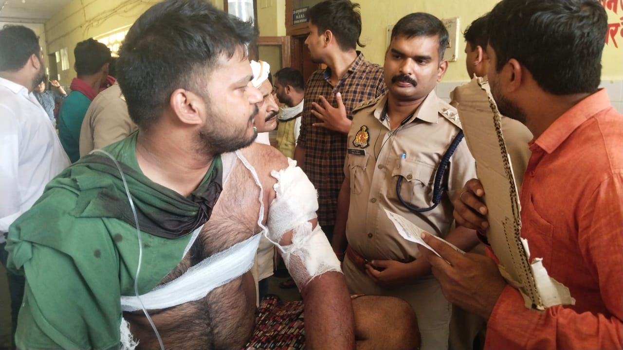 पुरानी रंजिश में तड़तड़ाई गोली, चाचा भतीजा गंभीर