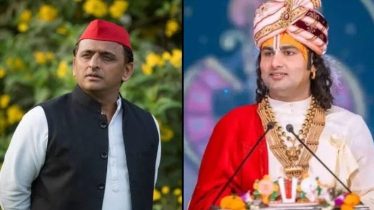 आगरा‑लखनऊ एक्सप्रेसवे पर अचानक मुलाकात: ‘अब किसी को शूद्र मत कहना’ — अनिरुद्धाचार्य से मुखातिब हुए अखिलेश यादव