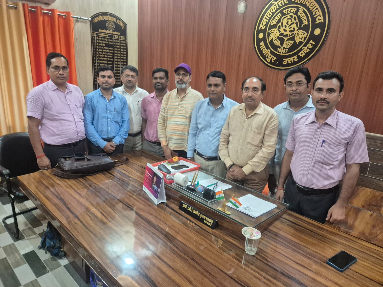  पीजी कॉलेज गाजीपुर में समर्थ पोर्टल से हुआ सहायक प्रोफेसरों का ऑनलाइन सीएएस प्रमोशन