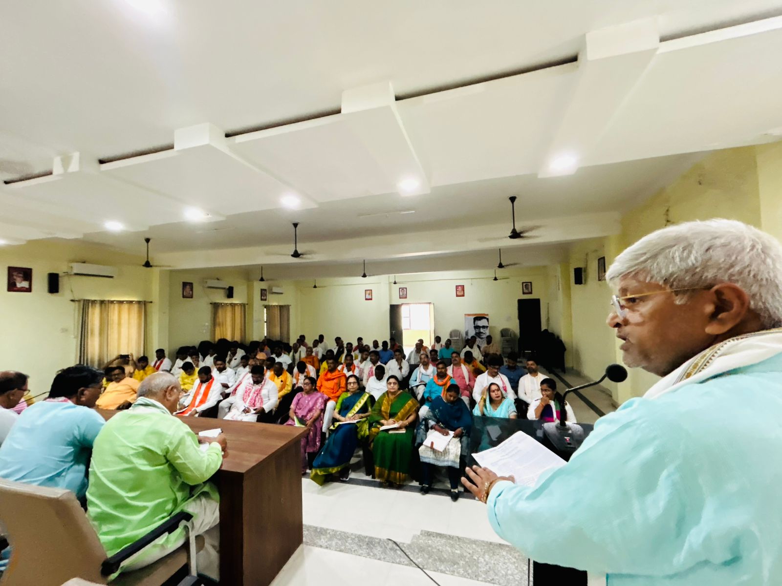 भाजपा स्थापना दिवस व बाबा साहब डॉ भीमराव अंबेडकर जयंती को लेकर जिला कार्यशाला सम्पन्न