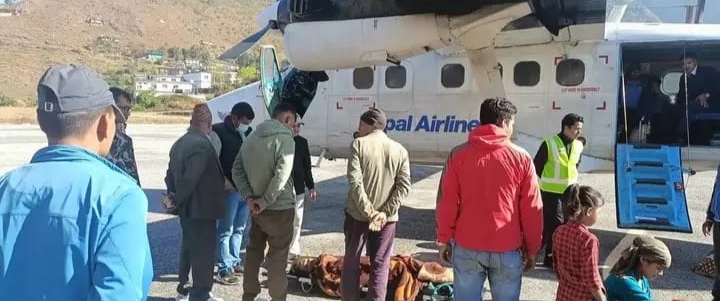 नेपाल मे भूकंप से घायल