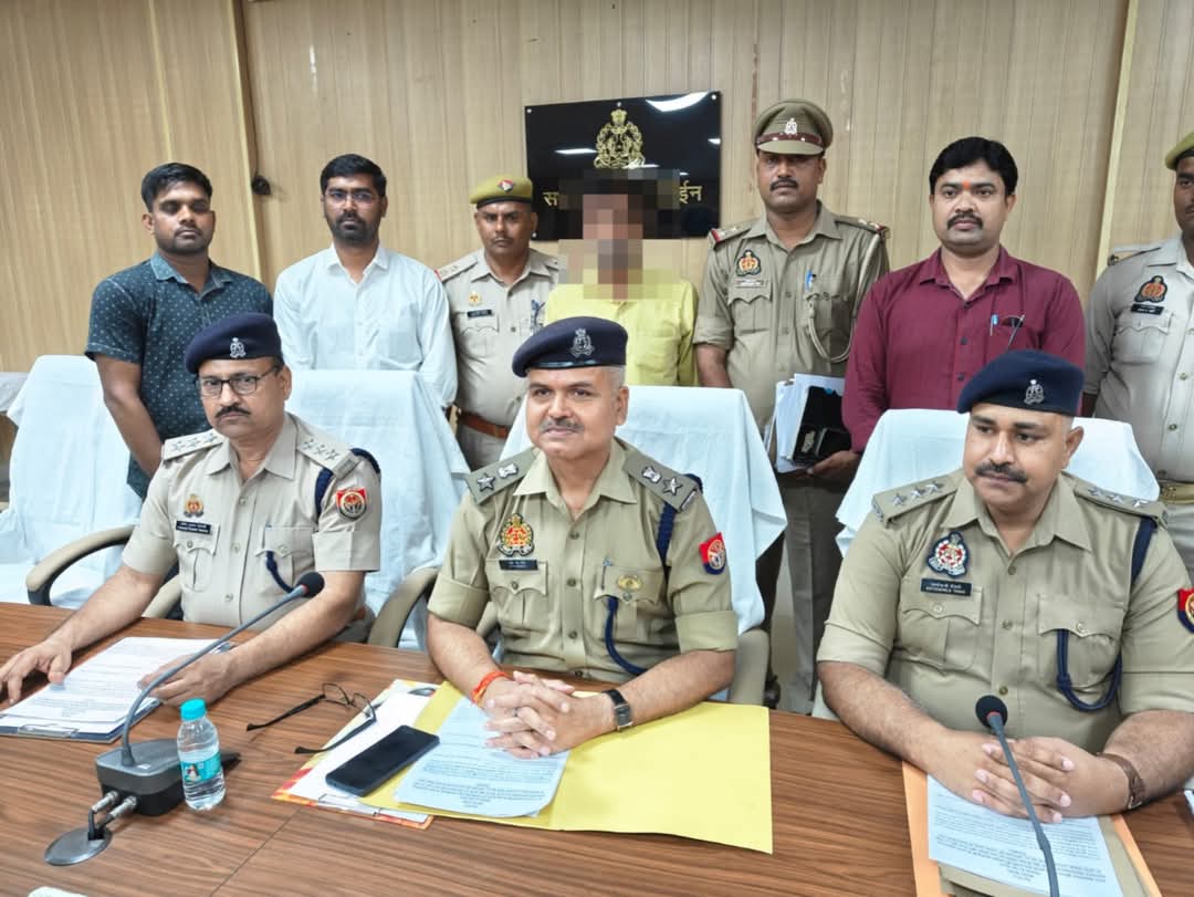 बस्ती: कप्तानगंज में 12 घंटे में हत्या का खुलासा, आरोपी आला कत्ल सहित गिरफ्तार