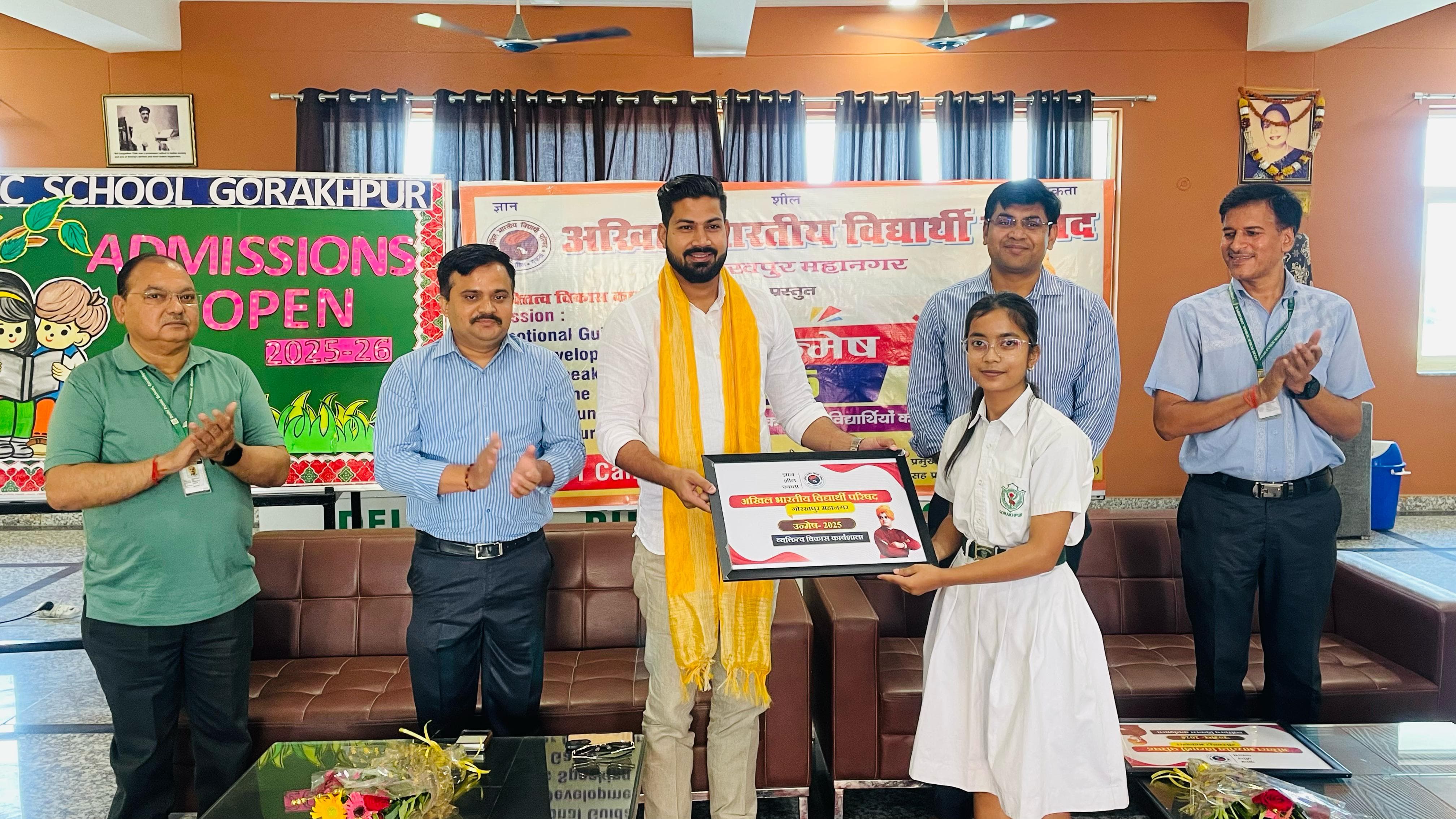 अभाविप का उन्मेष बना विद्यार्थियों में जागरूकता का बना माध्यम,400 विद्यार्थियों ने व्यक्तित्व विकास कार्यशाला में किया प्रतिभाग