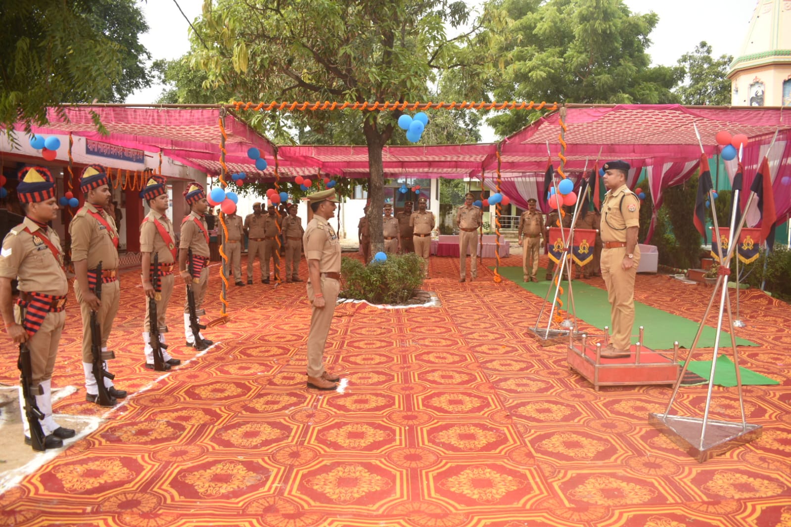 एसपी ने किया सादात थाने का वार्षिक निरीक्षण