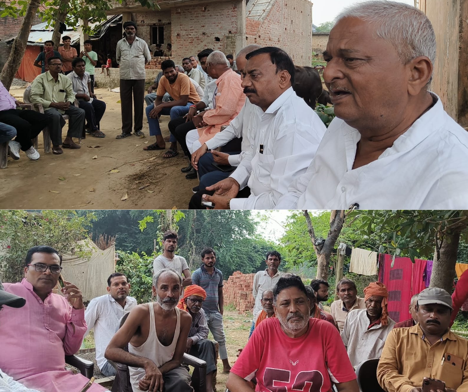 आज जिला बस्ती के बारी ज्योत गांव मैं पिछले कुछ दिन पहले बारी समाज रवि बारी की हत्या हो गई थी