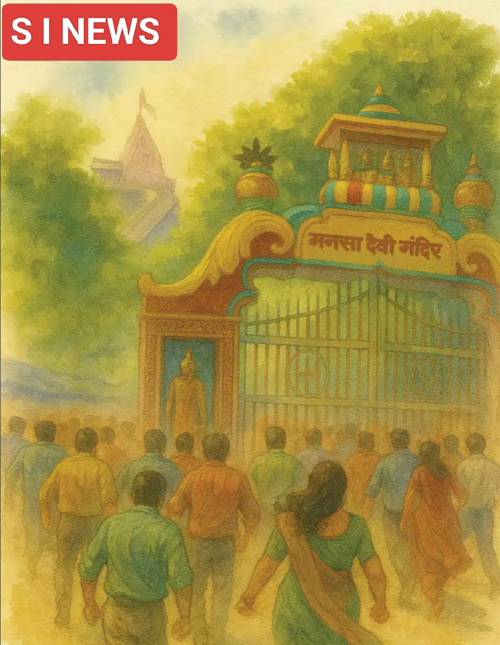 हरिद्वार के मनसा देवी मंदिर में भगदड़