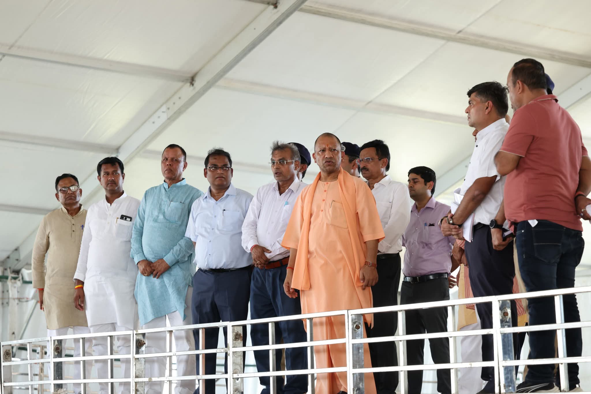 मुख्यमंत्री योगी आदित्यनाथ ने प्रस्तावित महामहिम राष्ट्रपति जी कार्यक्रम स्थल का किया निरीक्षण*