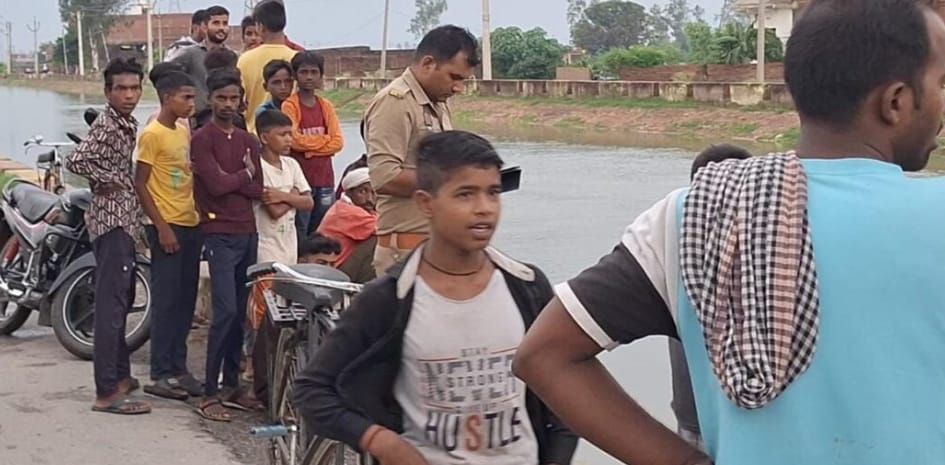 नहर में डूबा मासूम, खोजबीन जारी