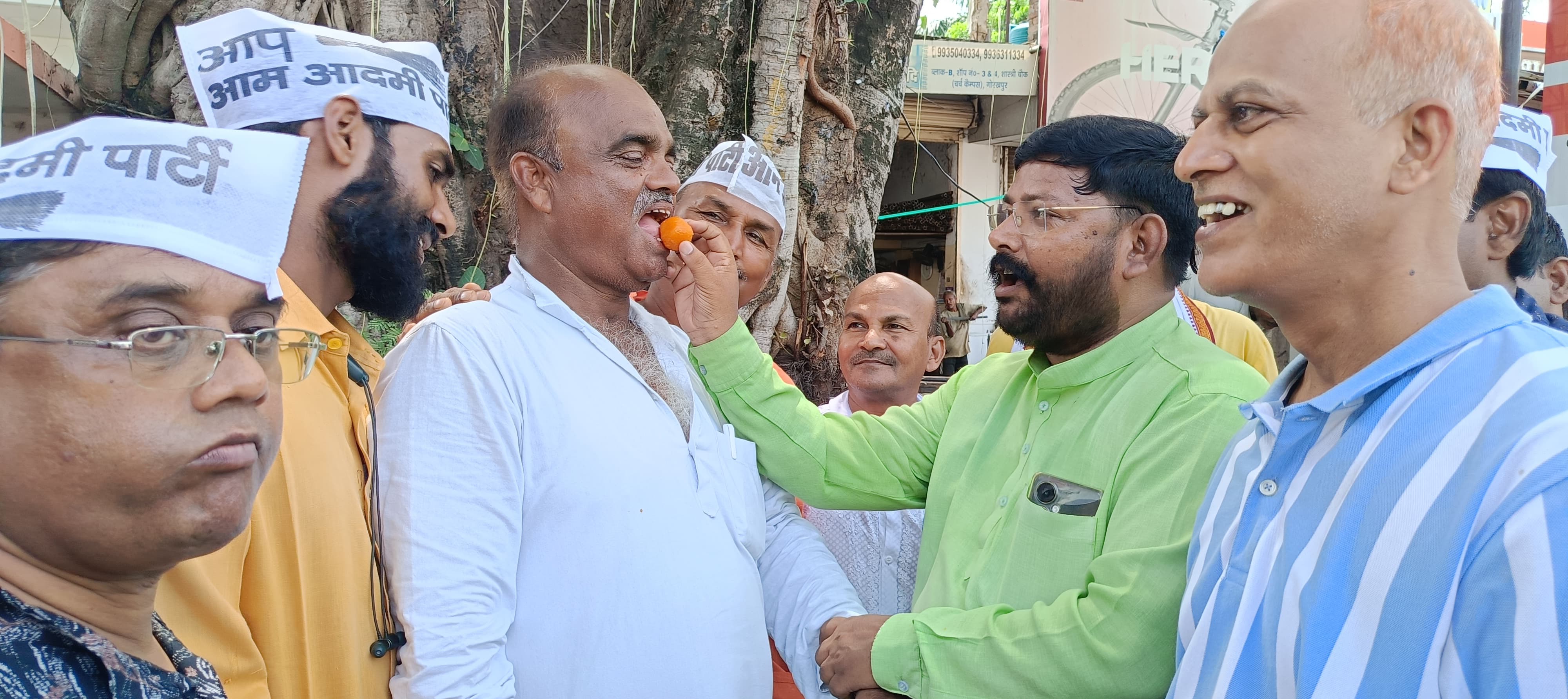 भाजपा का षड्यंत्र हुआ फेल केजरीवाल जी को मिली जमानत- विजय कुमार श्रीवास्तव।