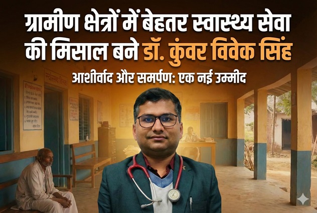 ग्रामीण क्षेत्रों में बेहतर स्वास्थ्य सेवा की मिसाल बने डॉ. कुंवर विवेक सिंह