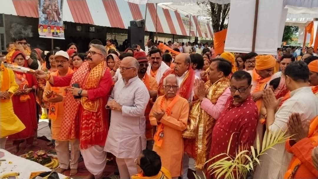 महिला रेल कर्मचारी कल्याण संगठन  के सौजन्य से आयोजित सुंदर कांड, हनुमान चालीसा पाठ, भजन व भंडारा कार्यक्रम