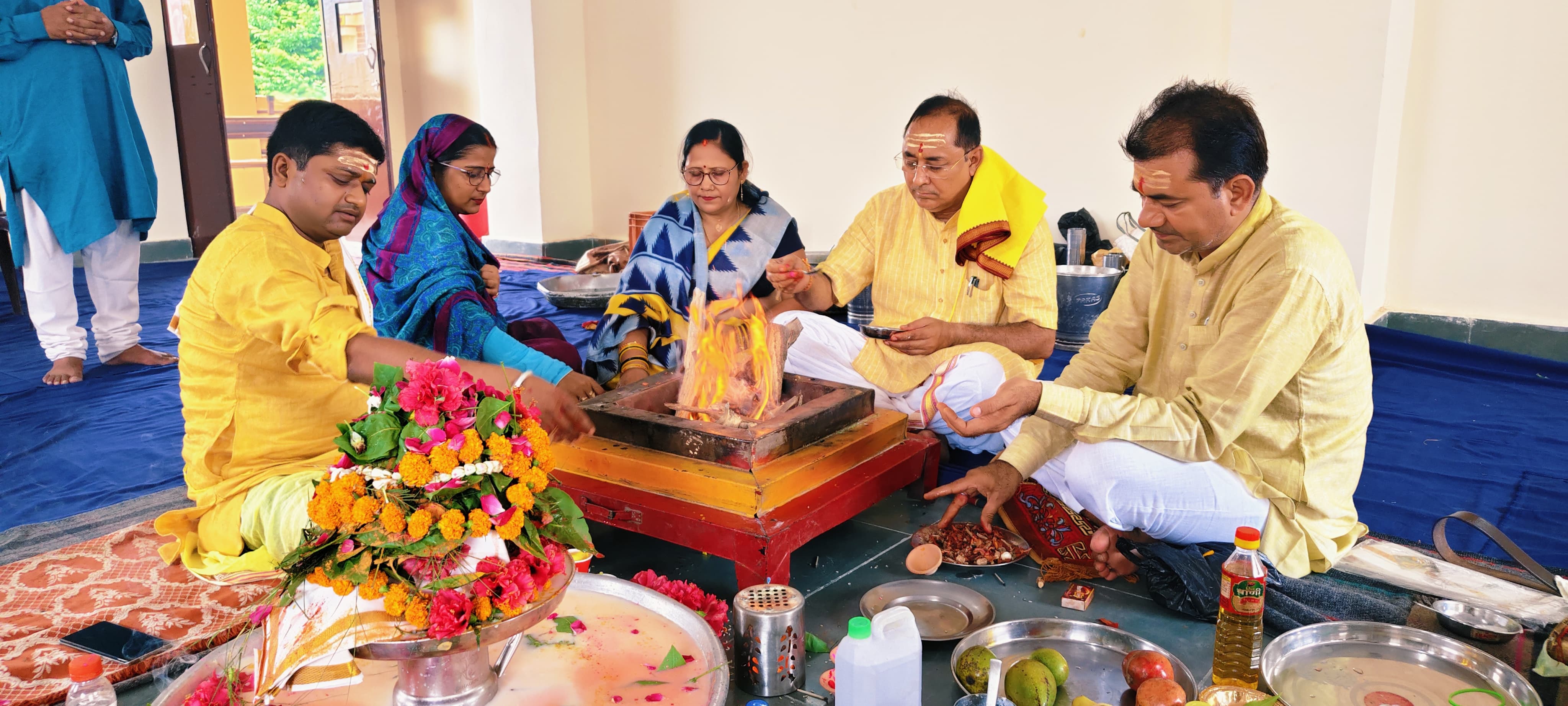 सरस्वती शिशु मंदिर में नवनिर्मित भवन का उद्घाटन, छात्र की खेल क्षेत्र में उत्कृष्ट उपलब्धि