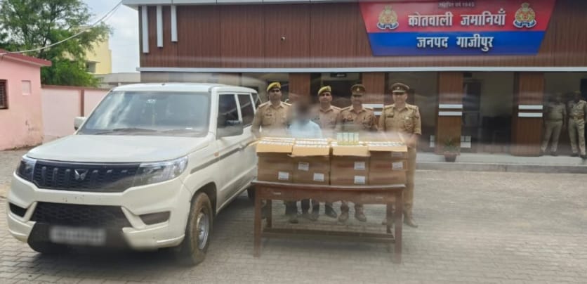 गाज़ीपुर में शराब माफियाओं के खिलाफ बड़ी कार्रवाई